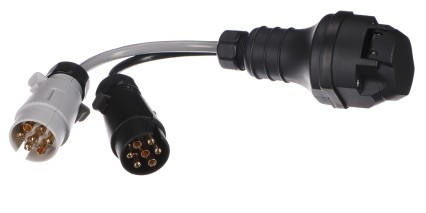 Kabelová redukce zásuvky tažného zařízení TRAILER CABLE 5, ze 13pin na 7pin N+S, 35cm