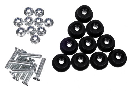 Zestaw haków ze śrubami do mocowania siatki/plandeki do przyczepy TRAILER HOOK SET 2, 10 szt.