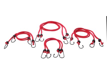 Zestaw gumowych pasów mocujących/gumek CARGO CORD SET BASIC 8, 8 szt.