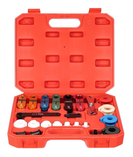 Zestaw do odłączania przewodów paliwowych i klimatyzacji MECHANIC AC SET 1, 22 szt.