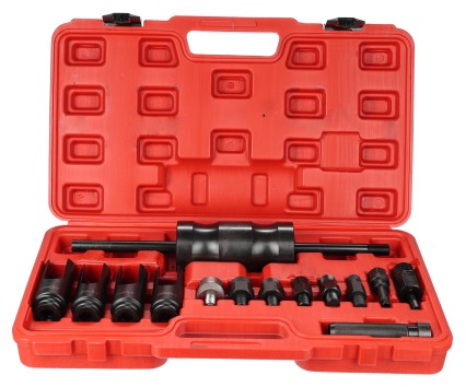 Zestaw do demontażu wtryskiwaczy z młotkiem udarowo-przesuwnym MECHANIC PULLER SET 1, 14 szt.