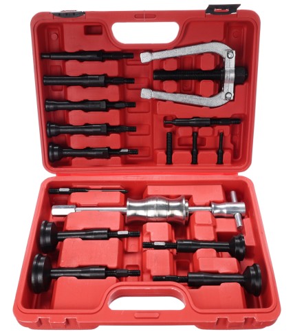 Zestaw ściągaczy łożysk wewnętrznych z młotkiem udarowym MECHANIC BEARING PULLER 5, 16 szt.