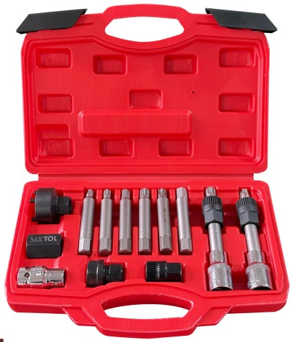 Zestaw do demontażu kół pasowych MECHANIC PULLEY SET 1, 13 szt.
