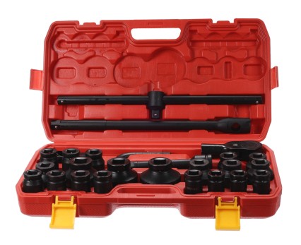 Zestaw nasadek MECHANIC WRENCH SET 3, o wzmocnionej konstrukcji, 26 szt.