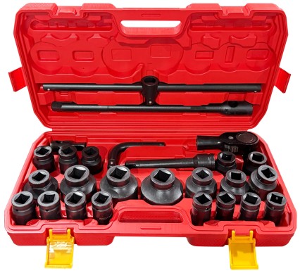 Zestaw nasadek MECHANIC WRENCH SET 3, o wzmocnionej konstrukcji, 26 szt.