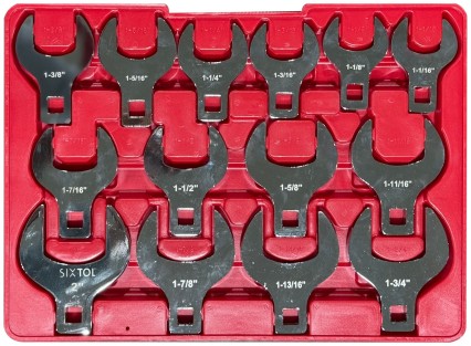 Zestaw wymiennych końcówek kluczy MECHANIC WRENCH SET 5, 1/2\