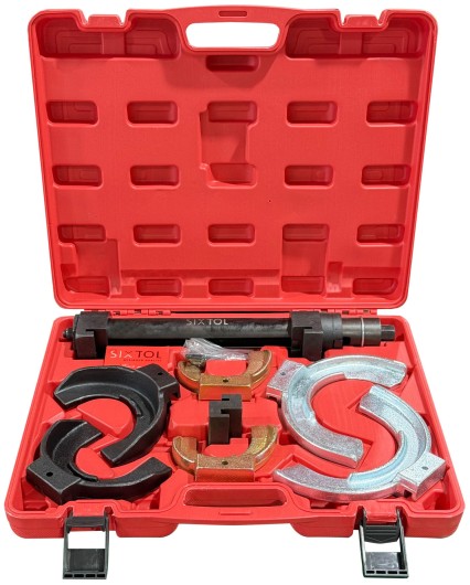 Zestaw ściągaczy sprężyn amortyzatorów z wymiennymi widłami MECHANIC SPRING SET 5