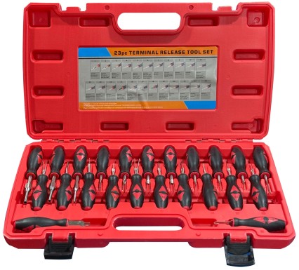 Zestaw wybijaków pinów i złącz MECHANIC TERMINAL PIN SET 1, 23 szt.