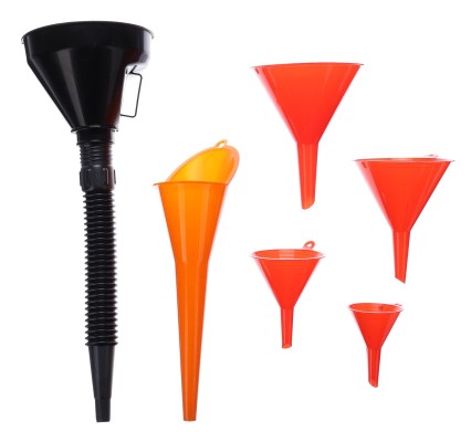 Zestaw lejków do dolewania płynów MECHANIC FUNNEL SET 2, 6 szt.