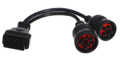 Adapter OBD-II 9-pinowy J1939 i 6-pinowy J1708 KABEL MECHANICZNY 8