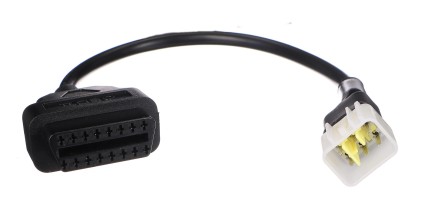 Adapter OBD-II 6-pin do motocykli Delphi MECHANIC CABLE 12