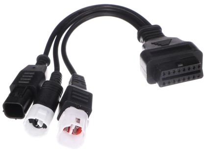 Redukce OBD-II 3-pin/4-pin/6-pin pro motocykly Yamaha a Honda MECHANIC CABLE 22