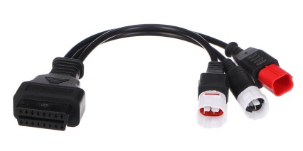 Redukce OBD-II 3-pin/4-pin/6-pin pro motocykly Yamaha a Honda MECHANIC CABLE 23