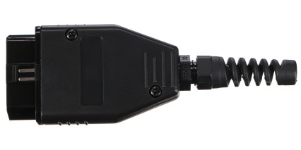 Zástrčka OBD-II s 16 piny pro montáž vlastního kabelu MECHANIC CABLE 29, černá