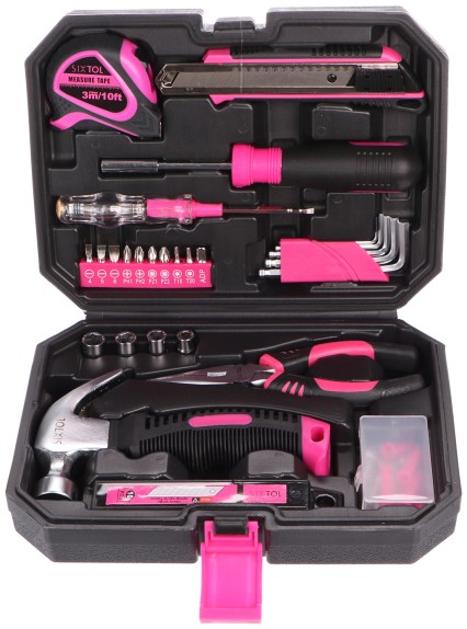 Zestaw narzędzi HOME PINK 66