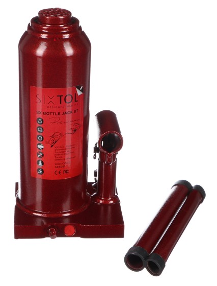 Hydrauliczny podnośnik butelkowy SX BOTTLE JACK PREMIUM 8T