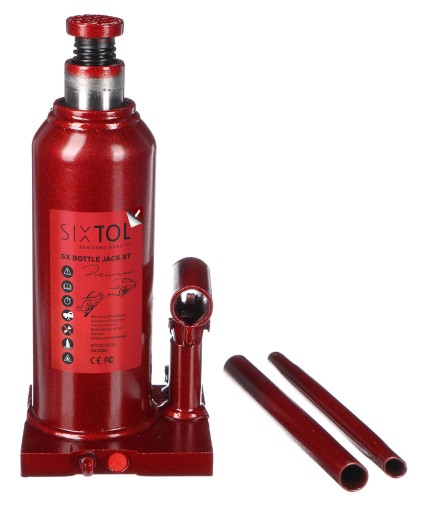 Hydrauliczny podnośnik butelkowy SX BOTTLE JACK PREMIUM 8T