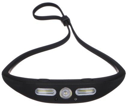 Czołówka z gumowym paskiem i czujnikiem HEADLAMP SENSOR 1, 160 lm, XPG LED, COB, USB