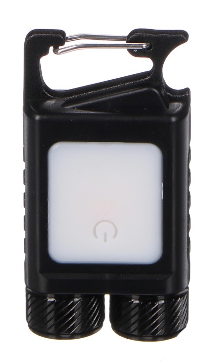 Wielofunkcyjna latarka brelokowa z magnesem LAMP KEY 1, 500 lm, COB LED, USB