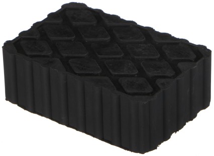 Gumowa podkładka do podnośnika samochodowego JACK PAD 17, 120x80x40 mm