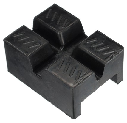 Gumowa podkładka do składanej podpory samochodowej MECHANIC CAR STAND, 83×62×40 mm