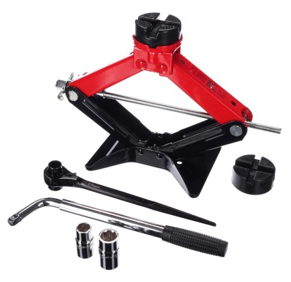 Podnośnik nożycowy z grzechotką SX SCISSOR JACK WIDE PAD 2,5T