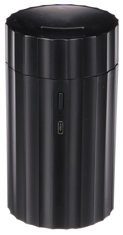 Dyfuzor aromatyczny Car Flame Black 100 ml, USB-C, do uchwytu na kubek