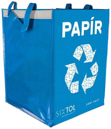 Torba do sortowania odpadów SORT EASY PAPER, 30x30x40 cm, 36 l