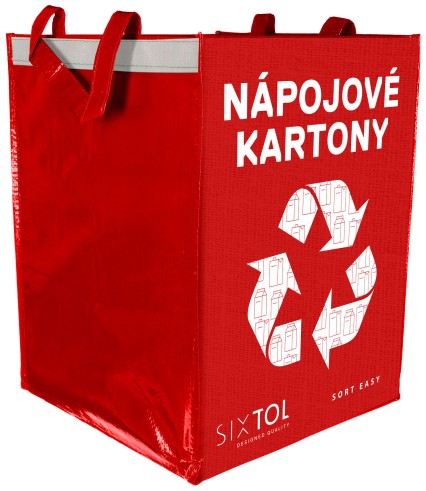 Torba na segregowane odpady SORT EASY CARTON, 30x30x40cm, 36l