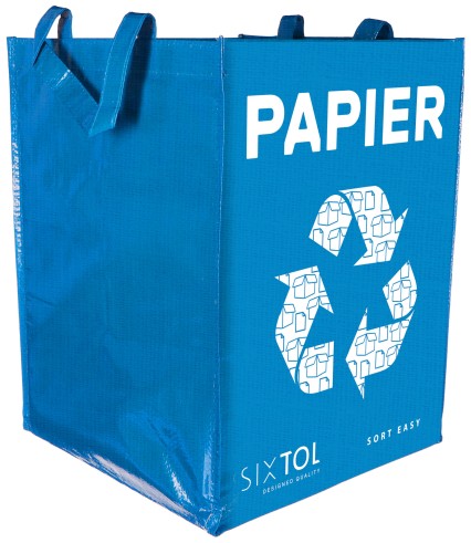 Torba do sortowania odpadów SORT EASY PAPIER, 30x30x40 cm, 36 l