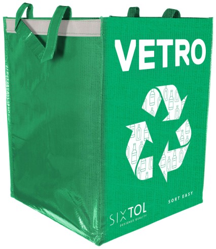 Torba do segregacji SORT EASY VETRO IT, 30x30x40 cm, 36 l