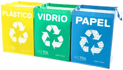 Torby do segregacji SORT EASY 3 BASIC ES, 30x30x40 cm, 3 x 36 l, 3 szt.