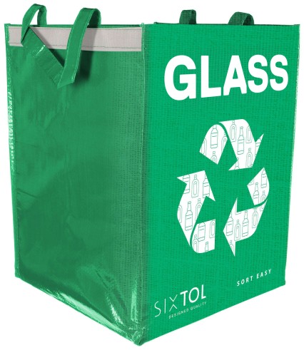 Torba do segregacji SORT EASY GLASS EN, 30x30x40cm, 36l