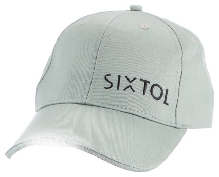 Czapka z diodą LED B-CAP 25lm, ładowalna, USB, rozmiar uniwersalny, zielona