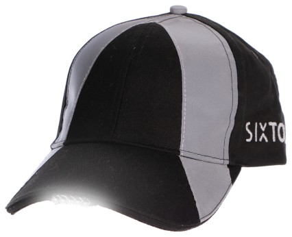 Odblaskowa czapka z daszkiem z lampką LED B-CAP SAFETY 25lm, ładowalna, USB, uniwersalny rozmiar, cz