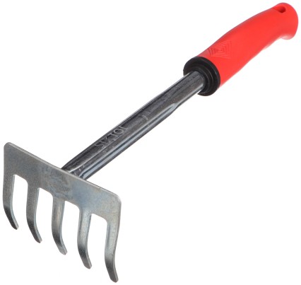 Ręczne grabki, długość 290 mm, ergonomiczny uchwyt