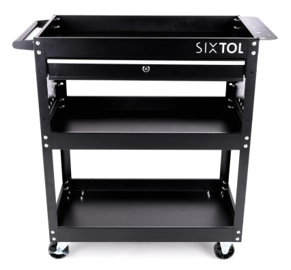 Wózek warsztatowy na narzędzia MECHANIC TROLLEY ROGER DRAWER, 3 półki + 1 szuflada