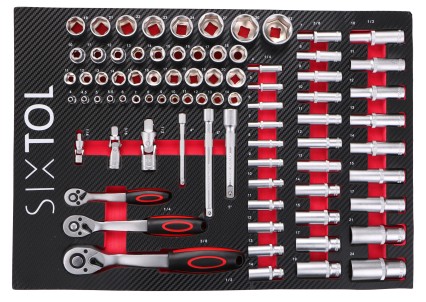 Moduł narzędziowy do wózka warsztatowego MECHANIC TOOL TRAY 1, 80 szt.