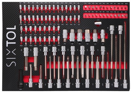 Moduł narzędziowy do wózka warsztatowego MECHANIC TOOL TRAY 2, 102 szt.