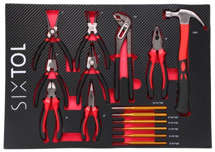 Moduł narzędziowy do wózka warsztatowego MECHANIC TOOL TRAY 4, 15 szt.
