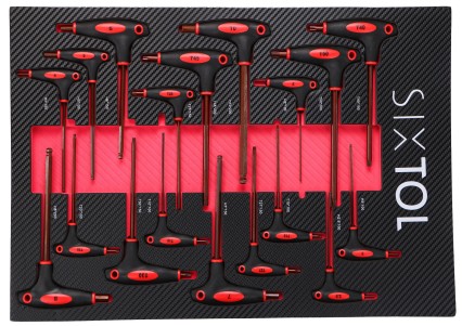 Moduł narzędziowy do wózka warsztatowego MECHANIC TOOL TRAY 5, 18 szt.