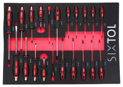 Modul z narzędziami do wózka warsztatowego MECHANIC TOOL TRAY 8, 21 szt.