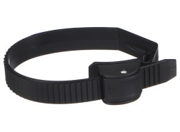 Pasek szybkiego zapięcia do bagażnika rowerowego na hak, długość 38 cm, czarny - część zamienna