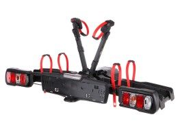 Bagażnik rowerowy na hak E-BIKE 2 PREMIUM - 2 rowery elektryczne, nośność 60 kg, składany