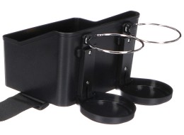 PRZECHOWYWANIE W SAMOCHODZIE 2 organizer samochodowy/uchwyt na napoje w podłokietniku