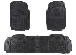 Uniwersalne gumowe dywaniki samochodowe CAR MAT UNI SET 2, komplet, 3 szt.