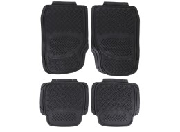 Uniwersalne gumowe dywaniki samochodowe CAR MAT UNI SET 3, komplet, 4 szt.