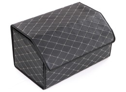 Organizer do bagażnika samochodowego CAR COMPACT ELEGANT L, 2 przegródki, składany, z pokrywą
