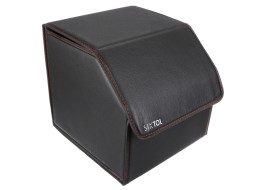 Organizator do bagażnika samochodu CAR COMPACT LEATHER S, 1 przegroda, składany, z pokrywą