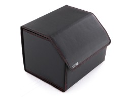Organizer do bagażnika CAR COMPACT LEATHER M, 1 przegroda, składany, z pokrywą SIXTOL